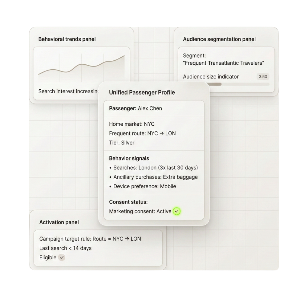 Own and activate airline customer data
